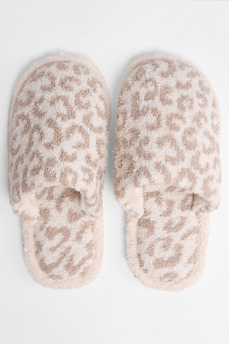 Luxury Soft Leopard Slippers
