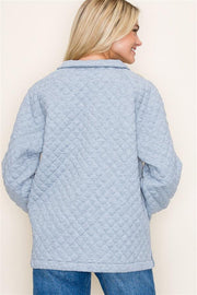 Heather Quilted Half Zip