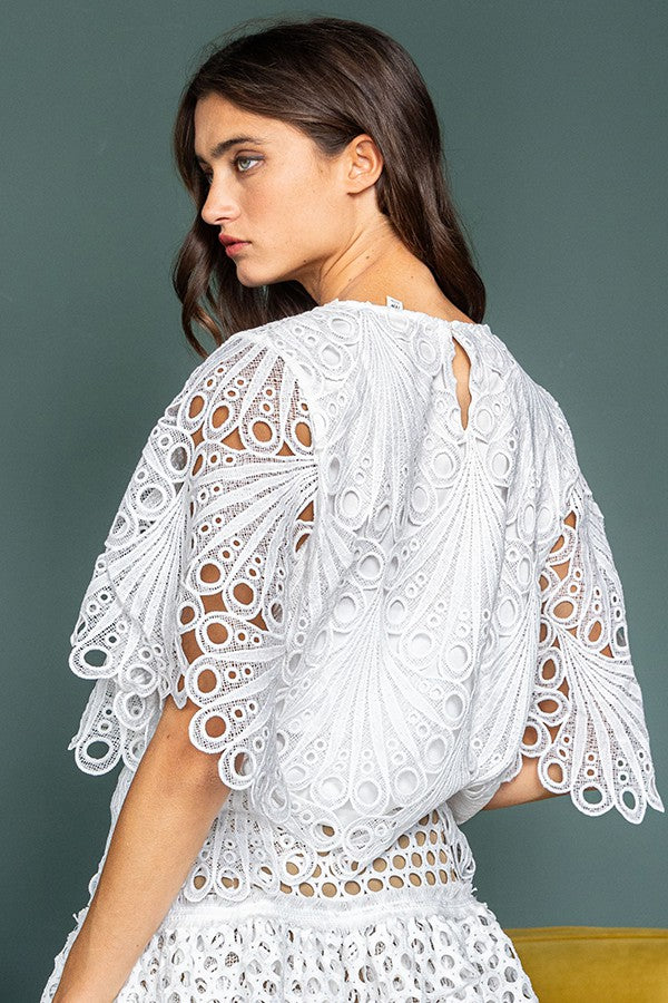 White Lace Top