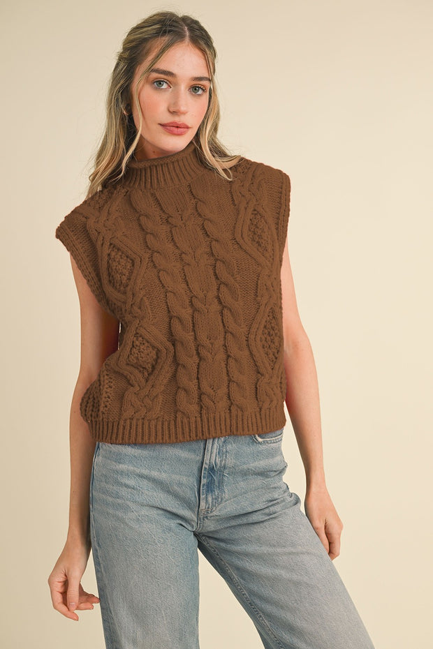 Mocha Sweater Vest