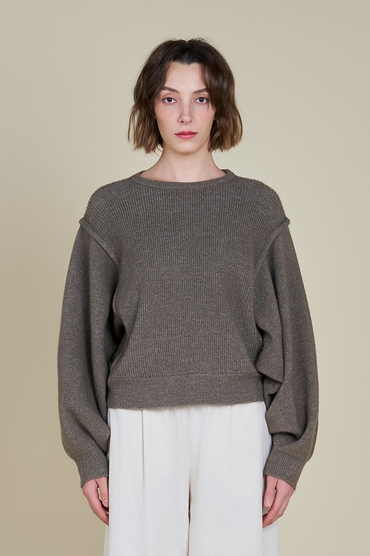 Stone Batwing Sweater