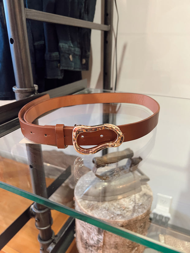 Oval Buckle Belt