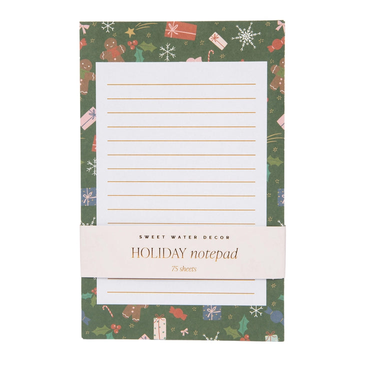 Green Gingerbread Notepad