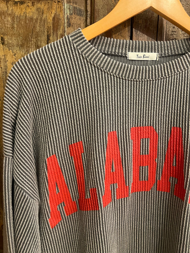 Alabama Gameday Ribbed Sweatshirt