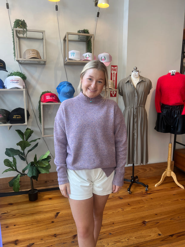 Lucie Mauve Sweater