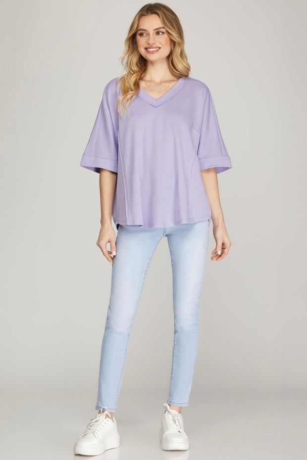 The Periwinkle Knit Top