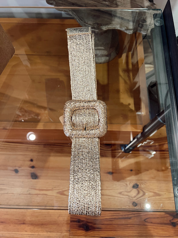 Metallic Woven Belt