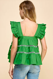 Green Tiered Tank