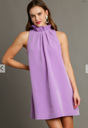 Sleeveless Dress with back bow tie