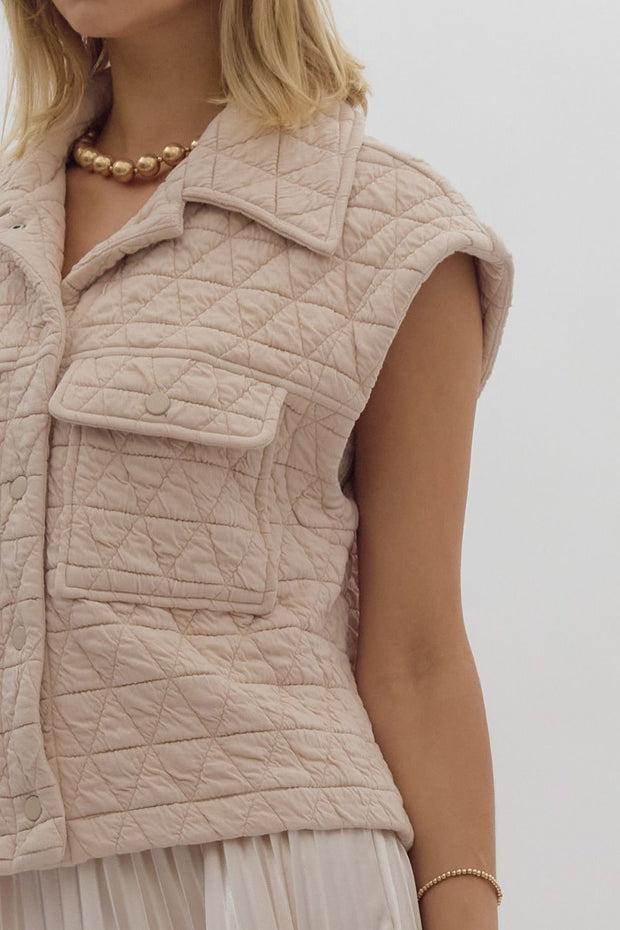 Powder Quilted Vest