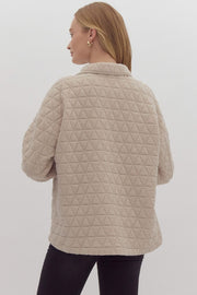 Quilted Taupe Jacket