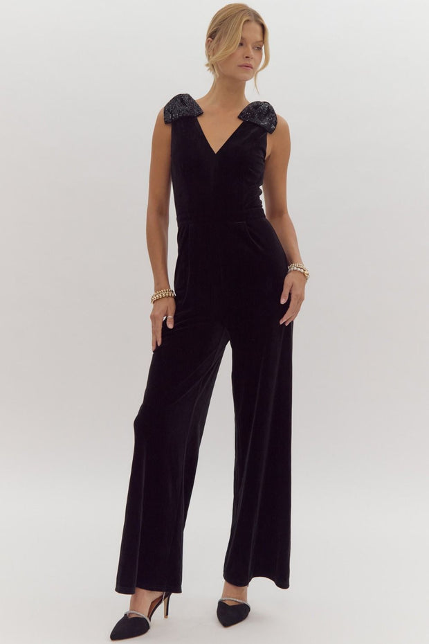 Mina Velvet Jumpsuit