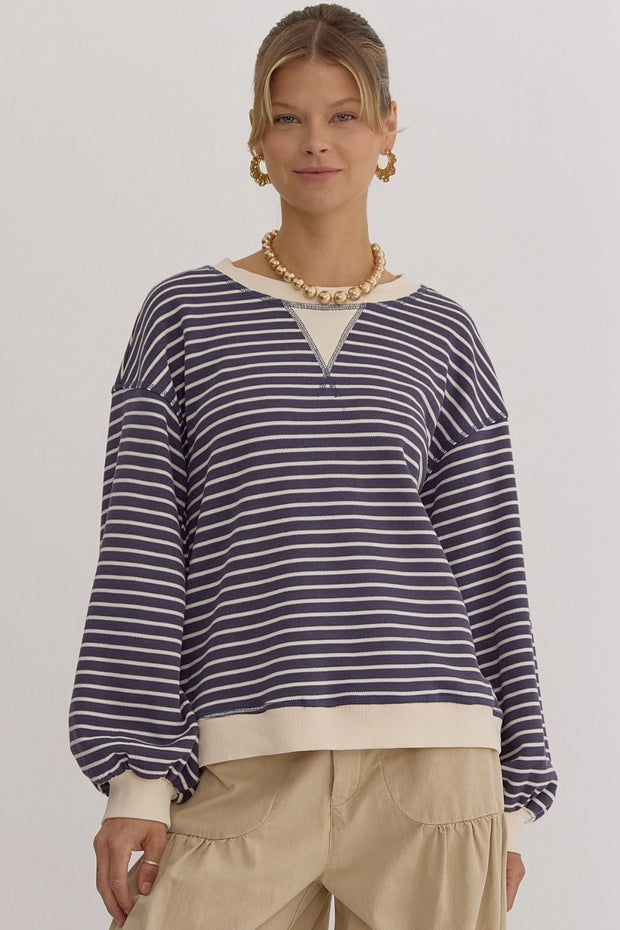 Haven Striped Crew