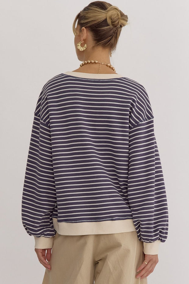 Haven Striped Crew