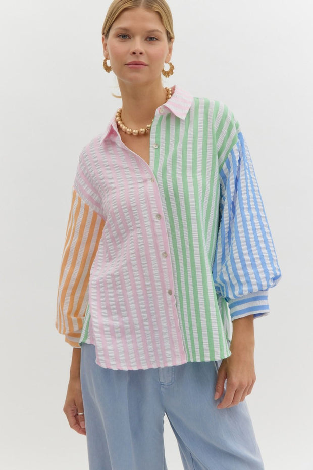 Reagan Button Up Top