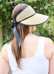 Visor Hat with Bow