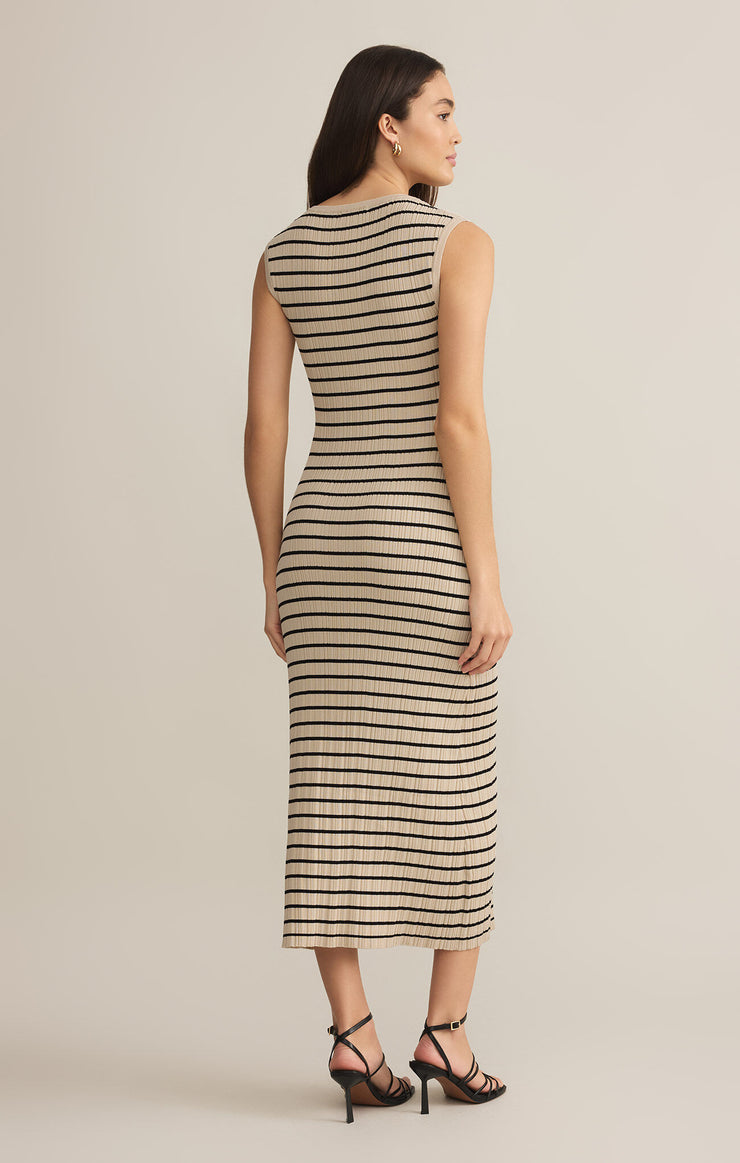 Gisele Stripe Midi Dress