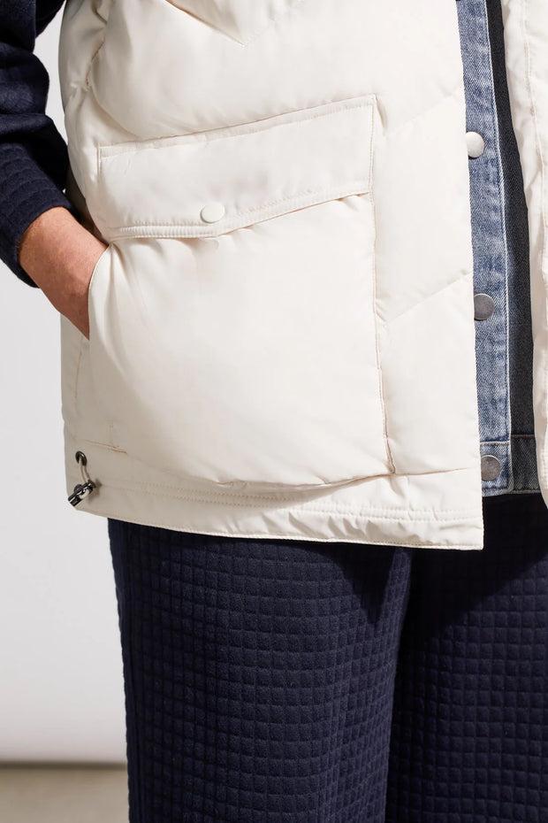 Freya Denim Puffer Vest